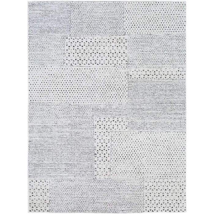 MARJOLAINE Galey Alix x Livabliss Modern Scandi High Pile Ivory/Black Rug