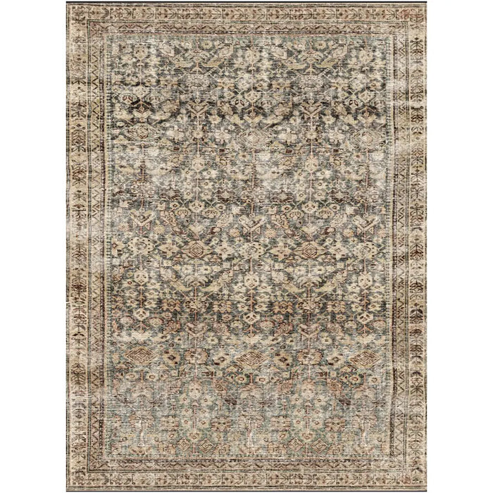 Livabliss Collins Avenue III Galey Alix x Livabliss Vintage Traditional Oriental Boho Rust/Brown Rug
