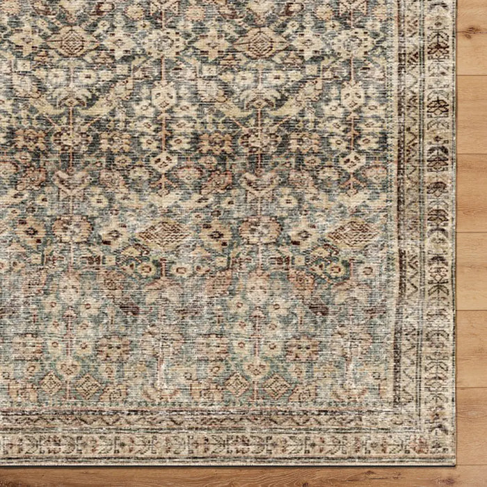 Livabliss Collins Avenue III Galey Alix x Livabliss Vintage Traditional Oriental Boho Rust/Brown Rug