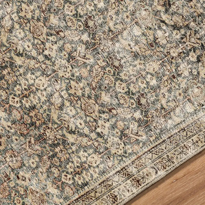 Livabliss Collins Avenue III Galey Alix x Livabliss Vintage Traditional Oriental Boho Rust/Brown Rug
