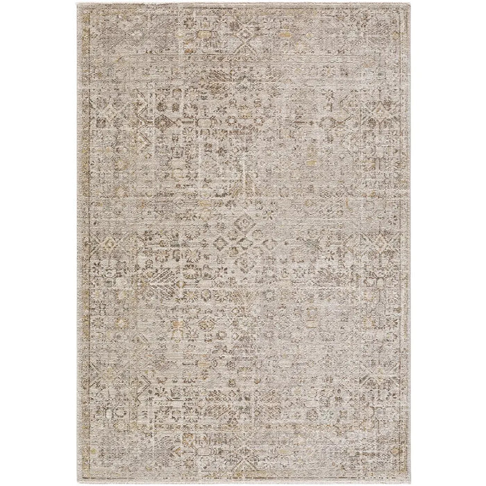 GABRY Galey Alix x Livabliss Vintage Traditional Oriental Boho Brown/Taupe Rug
