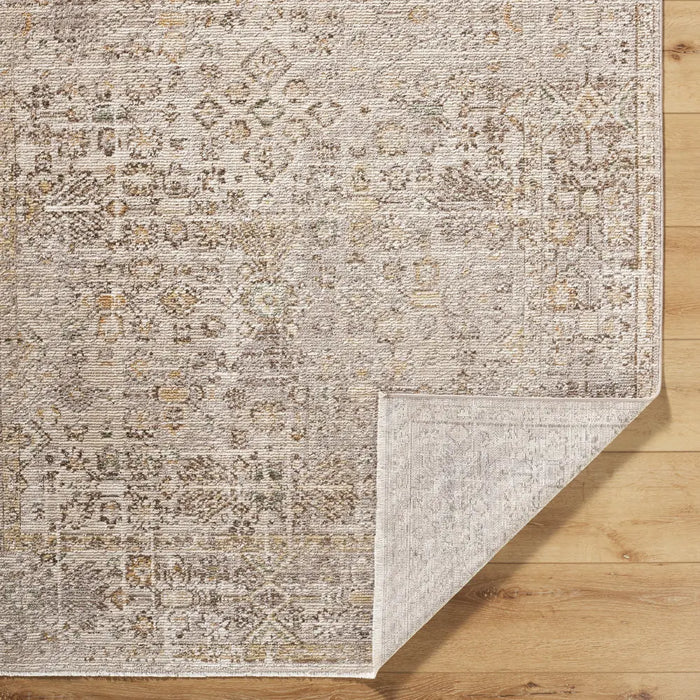 GABRY Galey Alix x Livabliss Vintage Traditional Oriental Boho Brown/Taupe Rug