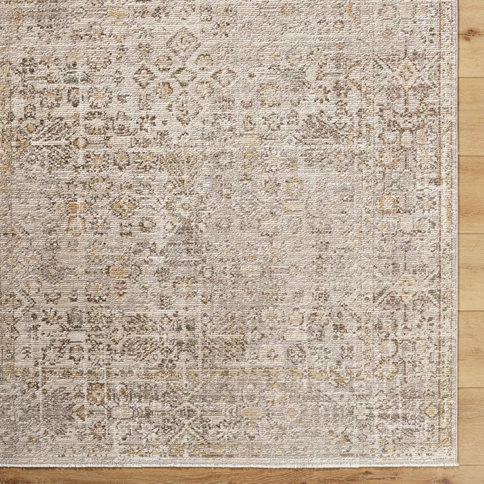 GABRY Galey Alix x Livabliss Vintage Traditional Oriental Boho Brown/Taupe Rug