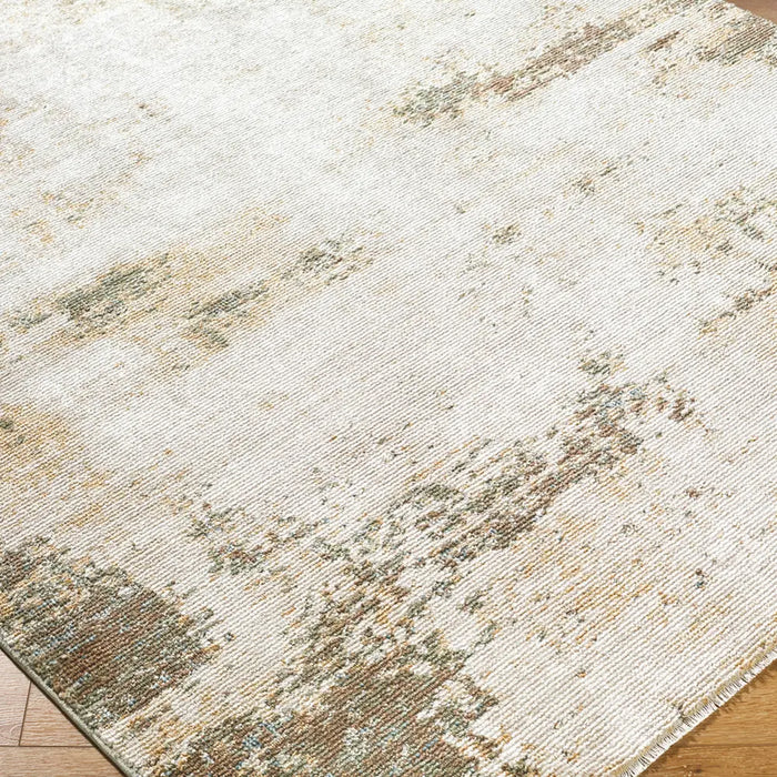 TALI Galey Alix x Livabliss Abstract Modern Marble Brown/Cream Rug
