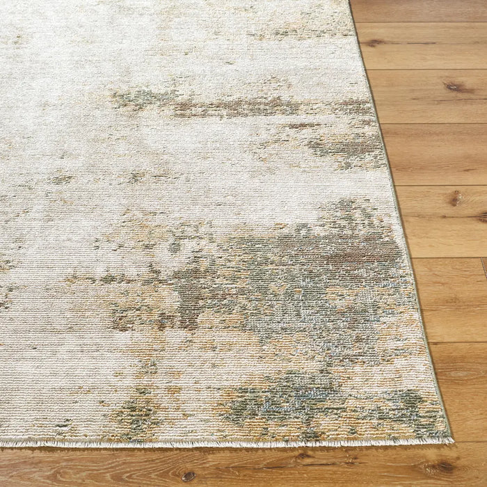 TALI Galey Alix x Livabliss Abstract Modern Marble Brown/Cream Rug