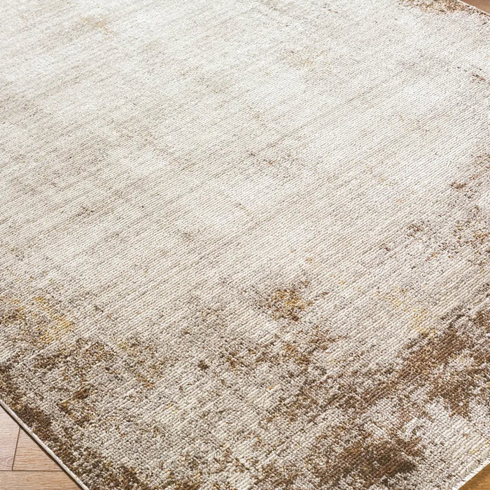 SARI Galey Alix x Livabliss Abstract Modern Marble Brown/Cream Rug