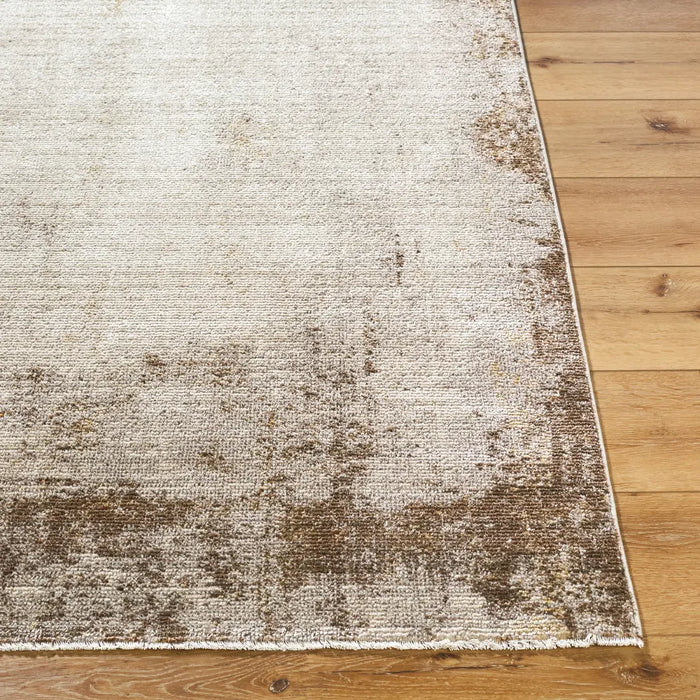 SARI Galey Alix x Livabliss Abstract Modern Marble Brown/Cream Rug
