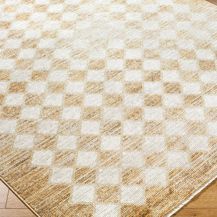 NATI Galey Alix x Livabliss Scandi Geometric Mustard/Cream Rug
