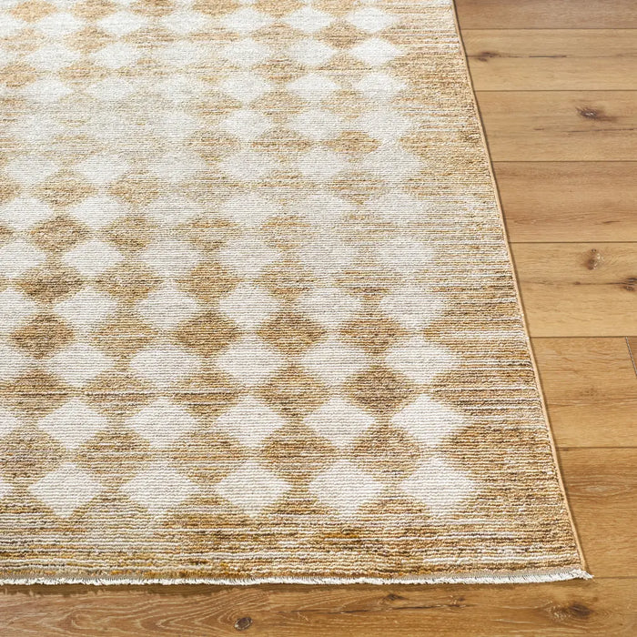 NATI Galey Alix x Livabliss Scandi Geometric Mustard/Cream Rug