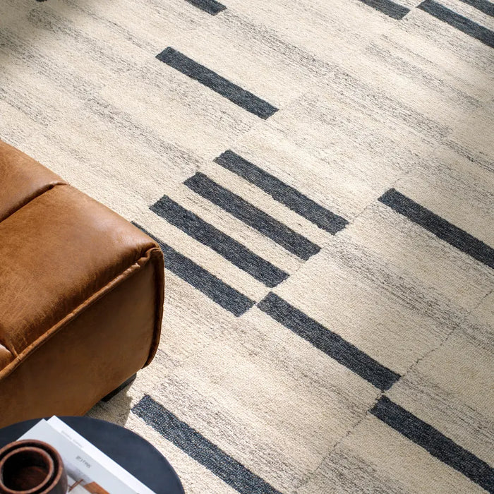 Kaaya Hand-Tufted Global Wool Beige Rug