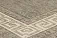 Oriental Weavers greek key flatweave gr 1122 Grey, Beige Outdoor  Flat Weave Rug.