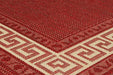 Oriental Weavers greek key flatweave red Red Outdoor  Flat Weave Rug.