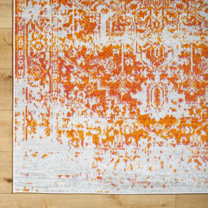 Juliette Vintage Oriental Boho Orange Rug