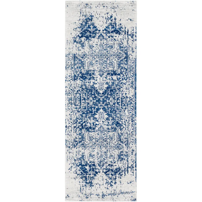JULIETTE Vintage Traditional Oriental Boho Navy Rug