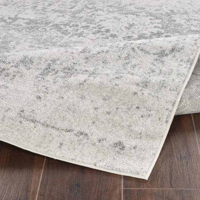 JULIETTE Vintage Traditional Oriental Boho Grey/White Rug