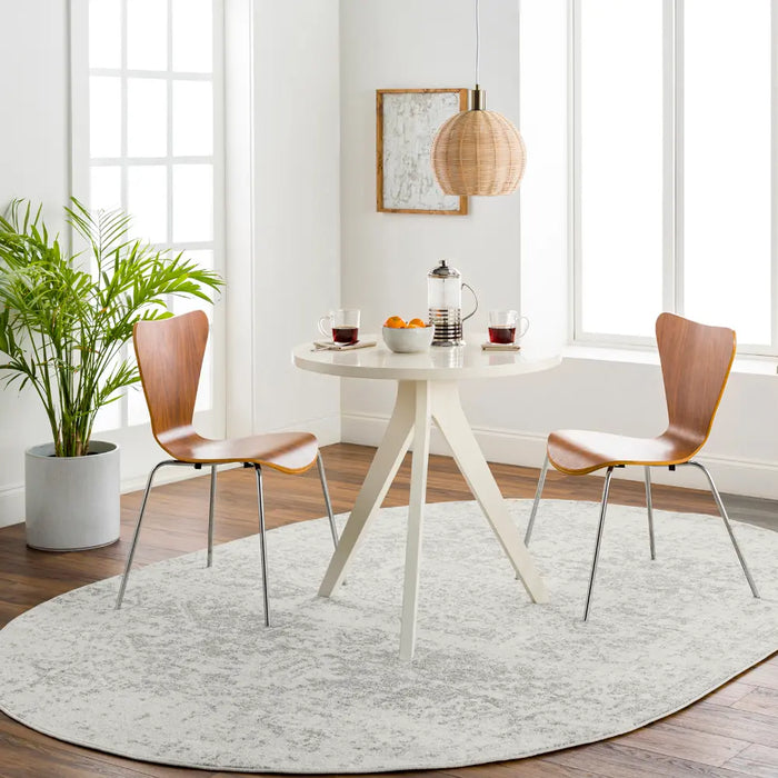 JULIETTE Vintage Traditional Oriental Boho Grey/White Rug