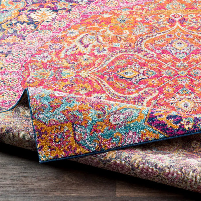 NEERJA Vintage Traditional Oriental Boho Garnet Rug