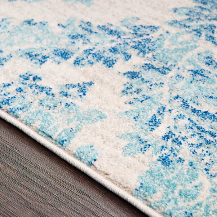 MALTI Vintage Traditional Oriental Boho Teal Rug