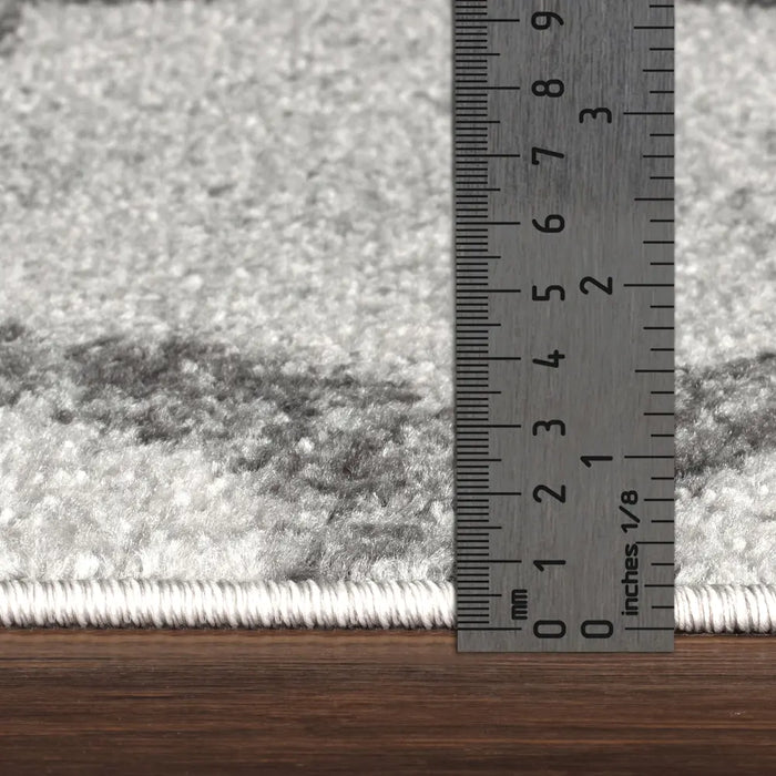 Quinn Vintage Oriental Boho Grey White Rug