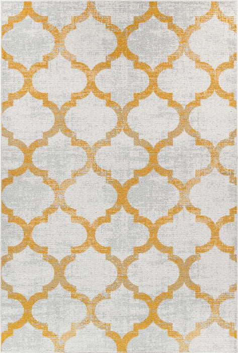 Quinn Vintage Oriental Boho Yellow Rug