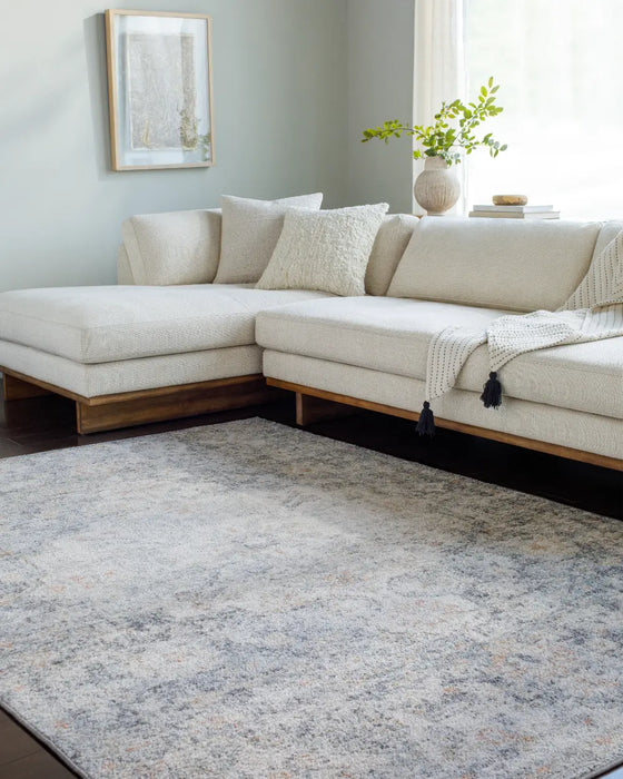 Lou Vintage Oriental Boho Blue Rug