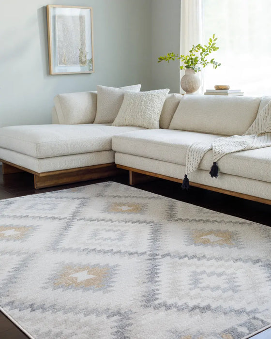 Sadie Scandi Rustic Medium Grey Rug