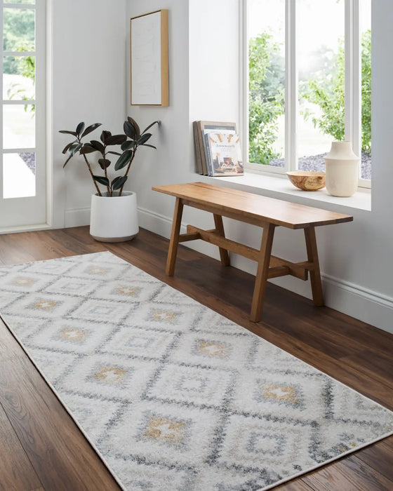 Sadie Scandi Rustic Medium Grey Rug