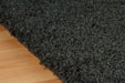 Oriental Weavers harmony charcoal Black Living Room Shaggy Rug.