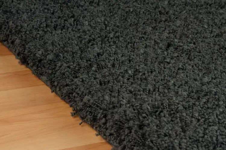 Oriental Weavers harmony charcoal Black Living Room Shaggy Rug.