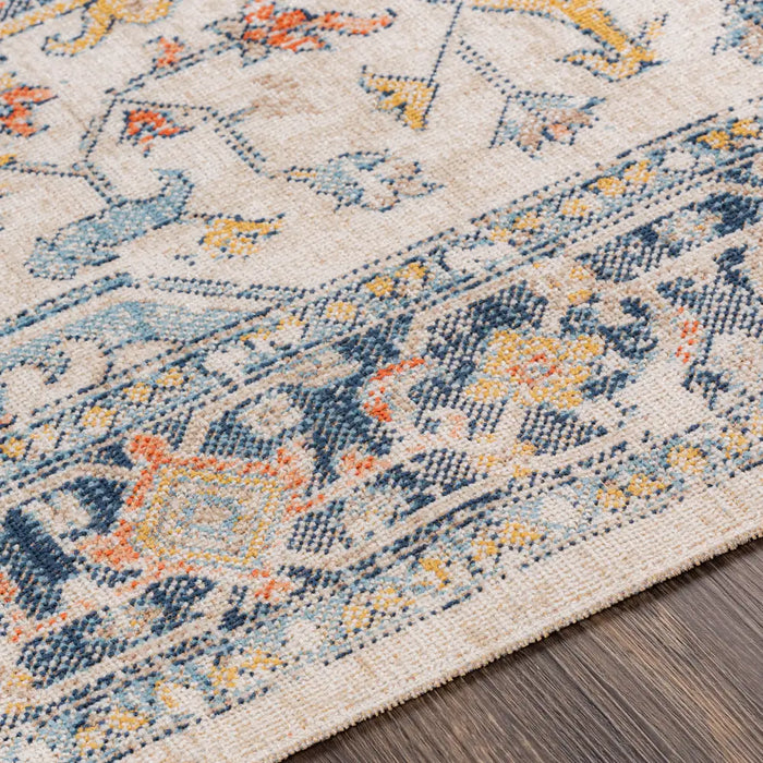 SELMA HILL In- & Outdoor Traditional Boho Dark Blue Rug