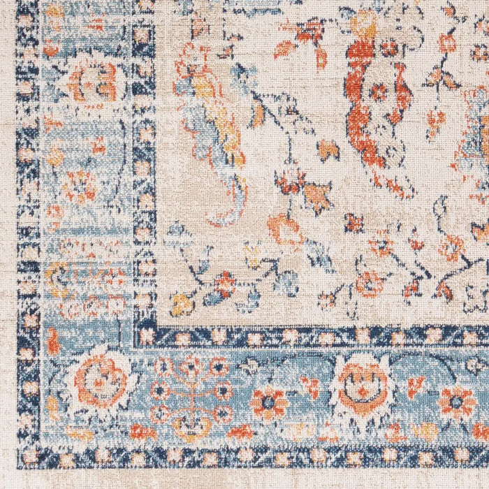 GALILEA In- & Outdoor Traditional Boho Burnt Orange Rug