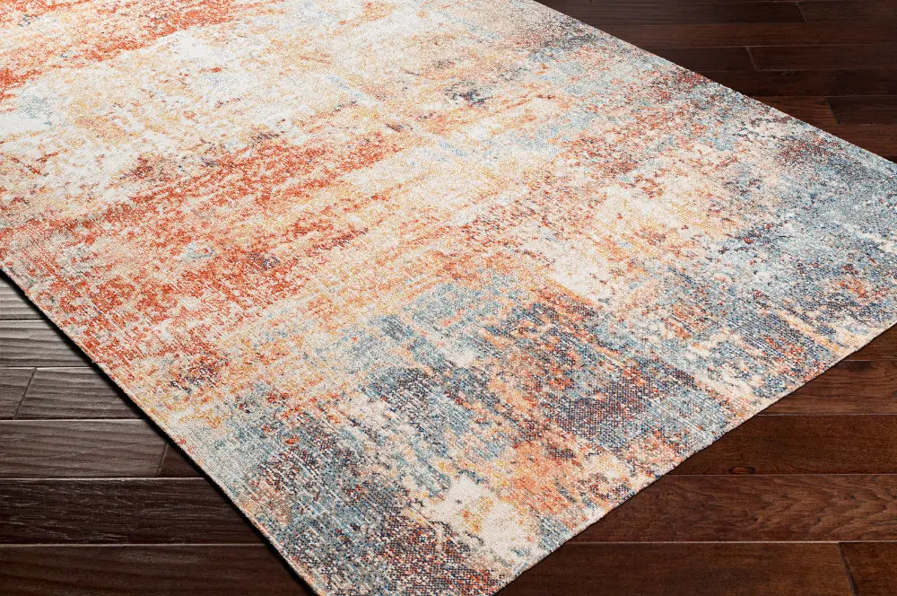 SAMIRA HILL In- & Outdoor Modern Burnt Orange Rug