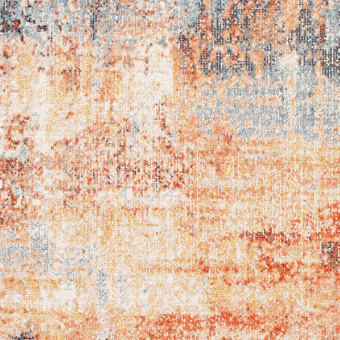 SAMIRA HILL In- & Outdoor Modern Burnt Orange Rug