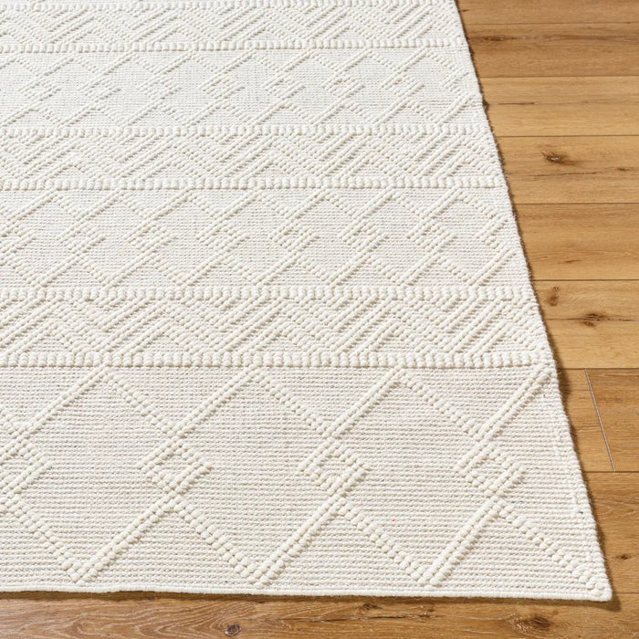 Ishani Hand-Woven Global Wool Beige Rug