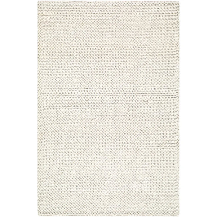 Hazar Hand Woven Ivory Cream Beige Wool Global Living Dining Bedroom HZA2300 Rug