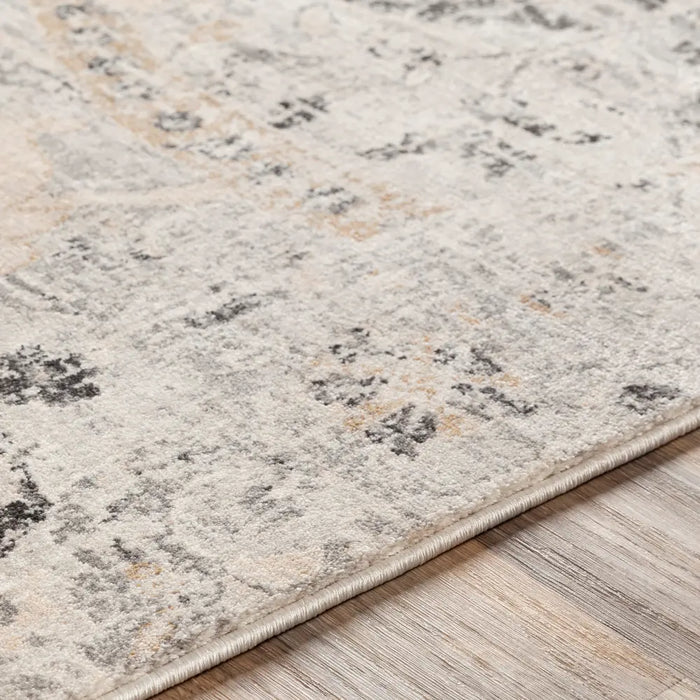 AARYA Vintage Traditional Oriental Boho Charcoal Rug