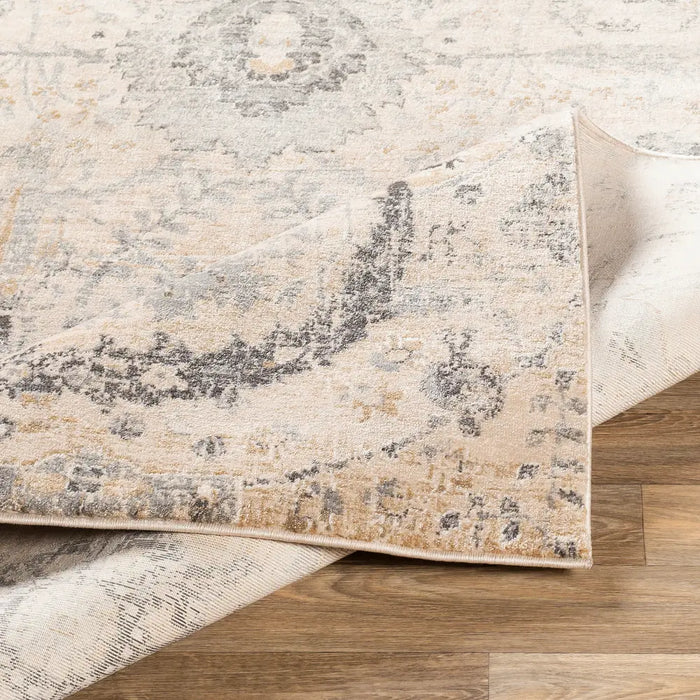 AARYA Vintage Traditional Oriental Boho Beige Rug