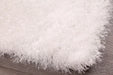 HMC indigo ivory Ivory Living Room Shaggy Rug.