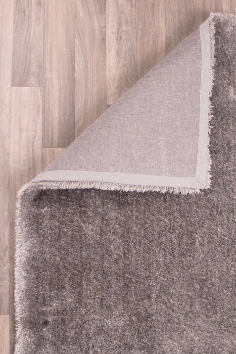HMC indigo silver Grey Living Room Shaggy Rug.