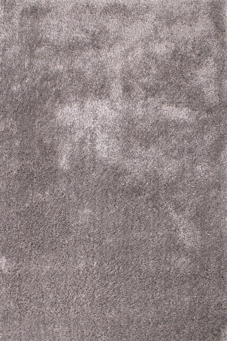 HMC indigo silver Grey Living Room Shaggy Rug.