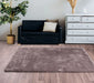 HMC indigo silver Grey Living Room Shaggy Rug.
