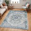 ISABELLA Vintage Traditional Oriental Boho Navy Rug