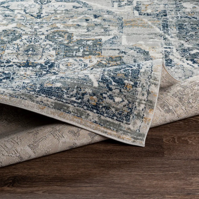 ISABELLA Vintage Traditional Oriental Boho Navy Rug