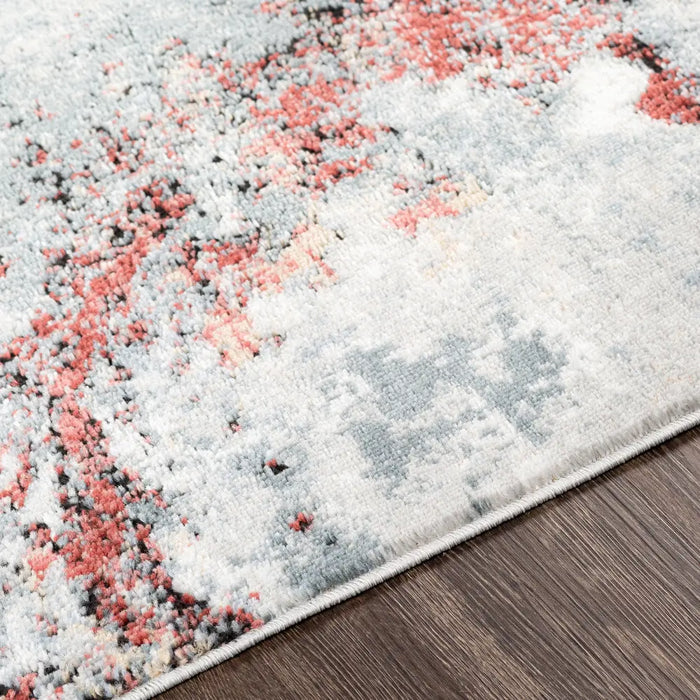 EMMA Abstract Modern Marble Medium Grey Rug