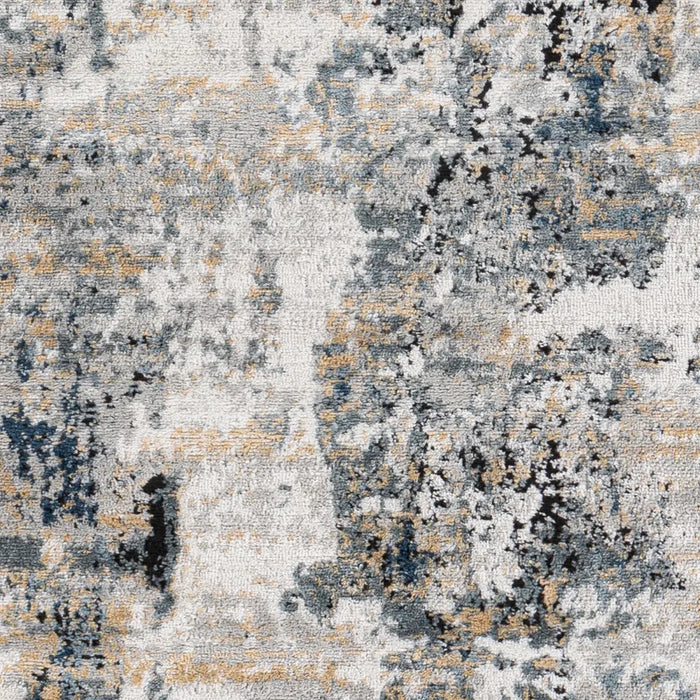 LENA Abstract Modern Marble Medium Grey Rug