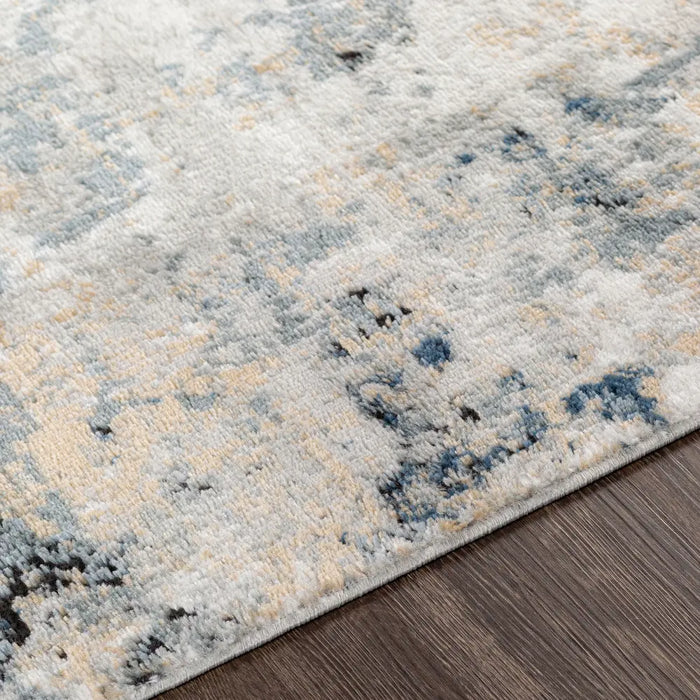 LENA Abstract Modern Marble Medium Grey Rug Grey Rug — RugsDirect Online