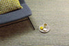 Asiatic linden lemon Yellow  Wool Rug.