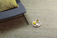 Asiatic linden lemon Yellow  Wool Rug.