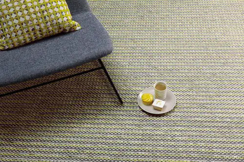 Asiatic linden lemon Yellow  Wool Rug.