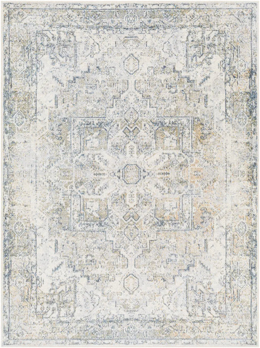 VIVIAN RIDGE Machine Washable Traditionnal Boho Taupe Rug